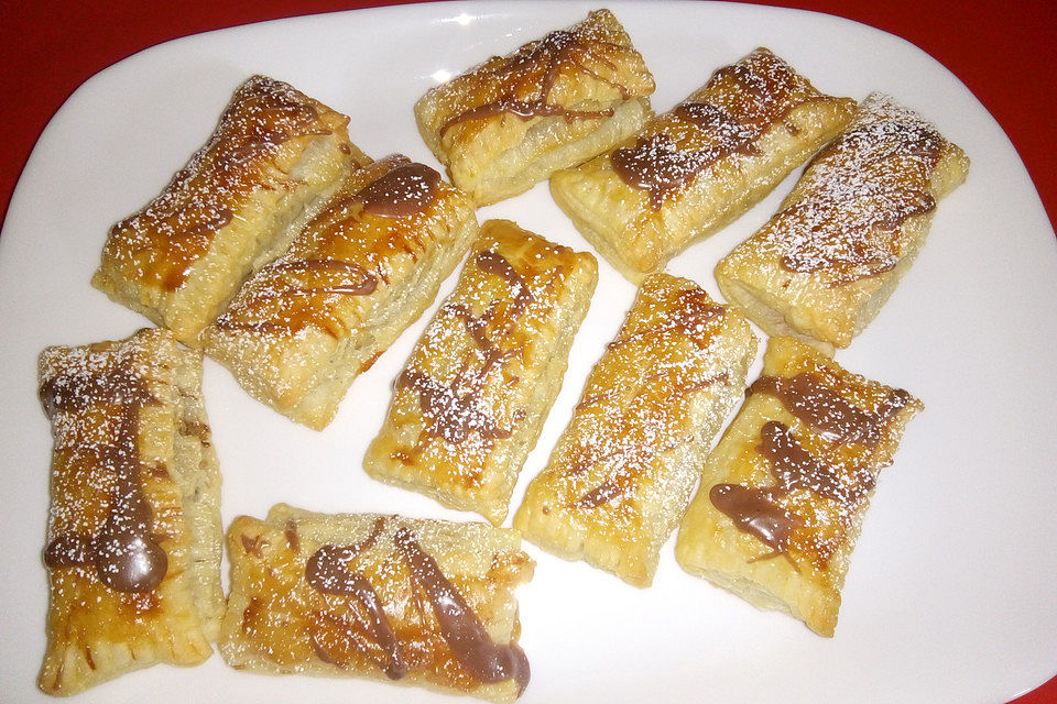 Schoko - Blätterteig - Polster Schoko - Blätterteig - Polster