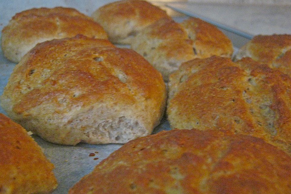 Dinkel - Quarkbrötchen