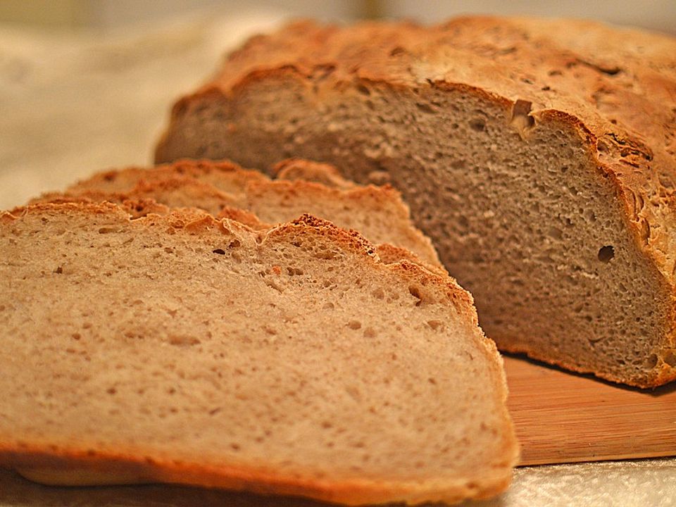 Doppelback Roggenmischbrot von Kaffeeluder| Chefkoch