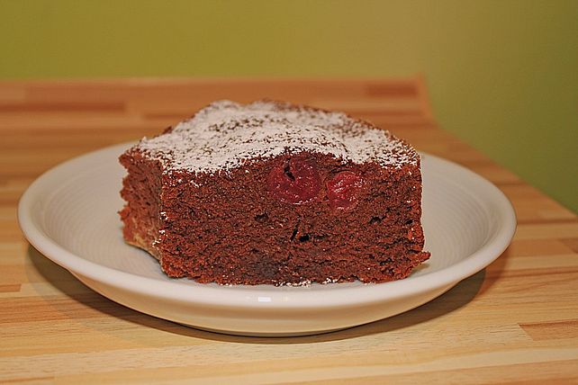 Scharfer Rotwein - Schoko - Kirschkuchen von Ebbhead| Chefkoch