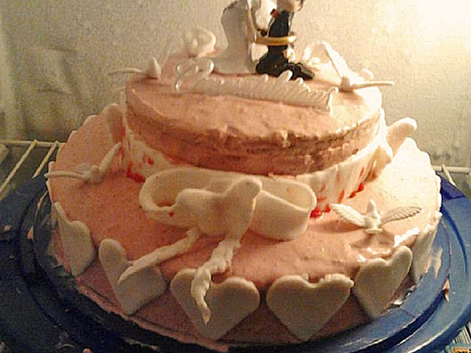 Erdbeer Sahne Torte mit Erdbeer Frischkäse von Sandraaaa| Chefkoch