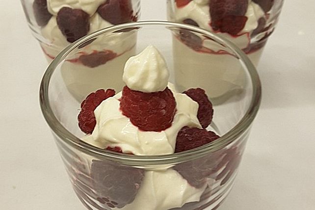 Himbeercreme mit weißer Schokolade von Biggiblue| Chefkoch