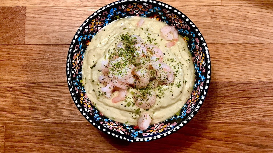 Kalte Avocado - Gurkensuppe mit Krabben von chefkoch