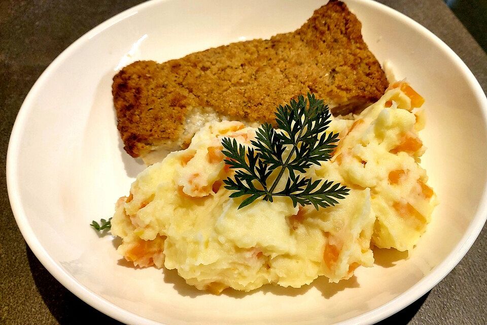 Fischfilet mit  Kräuterkruste