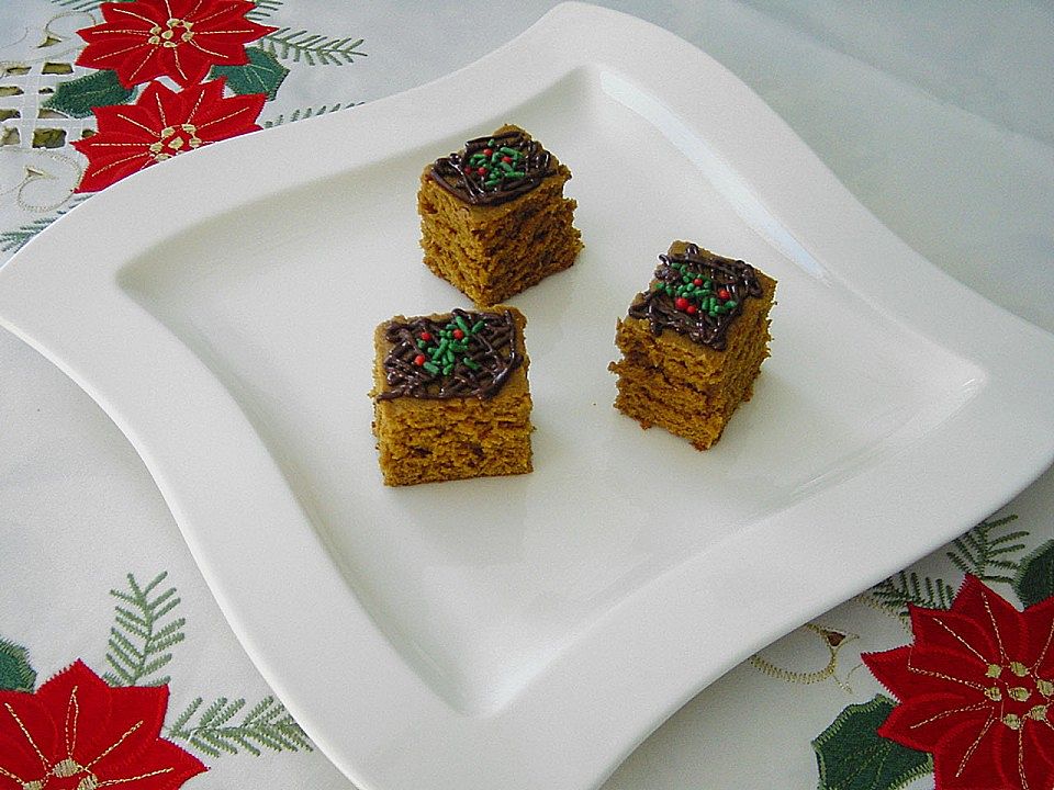 Lebkuchenwürfel mit kandiertem Ingwer von Pumpkin-Pie | Chefkoch