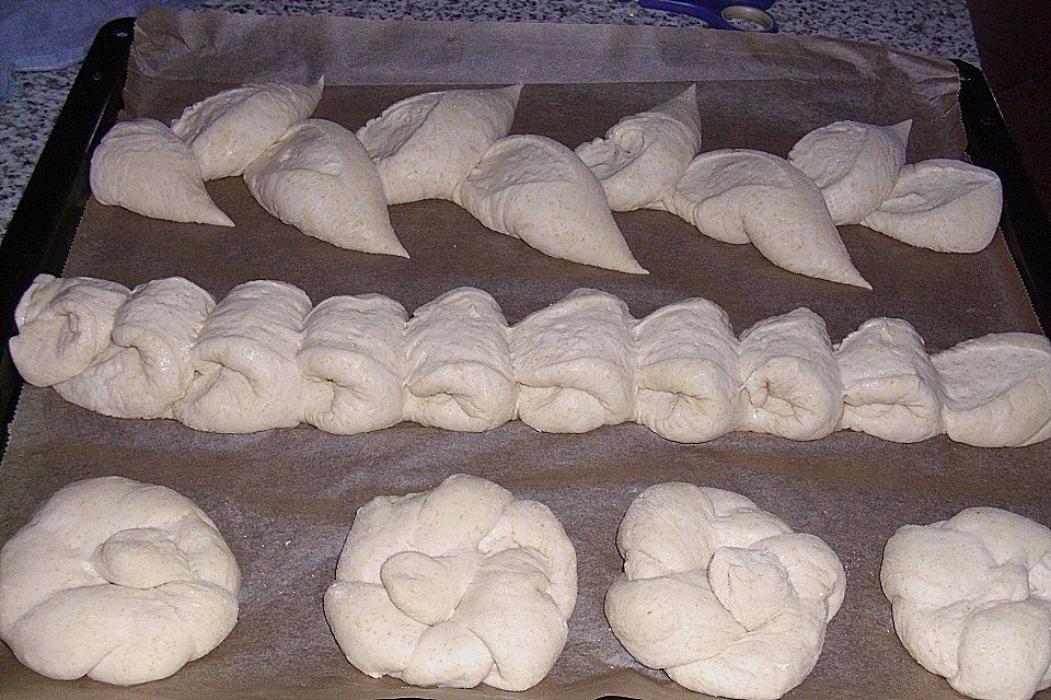 Sauerteig-Baguettes mit Maisgrieß