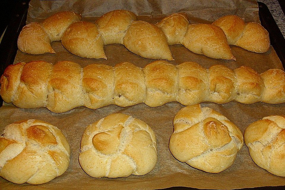 Sauerteig-Baguettes mit Maisgrieß