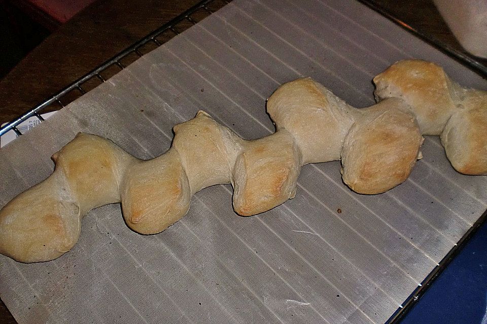 Sauerteig-Baguettes mit Maisgrieß