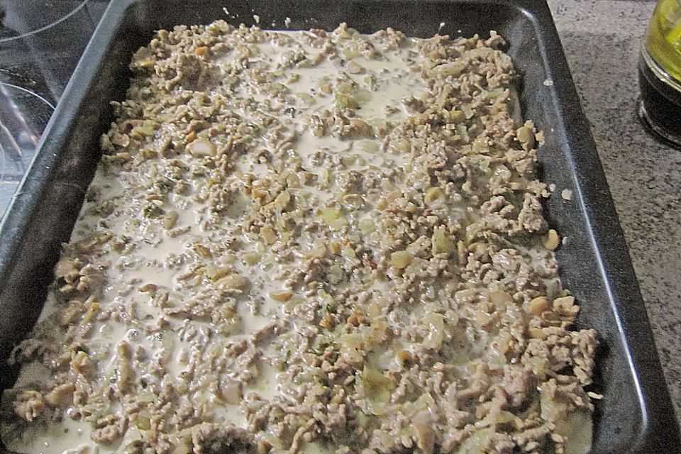 Flammkuchen, aber sehr deftig Flammkuchen, aber sehr deftig