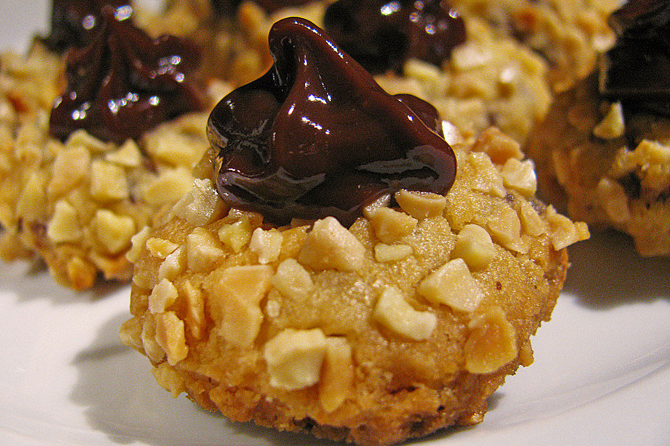 Husarenkrapfen mit Schokotupf