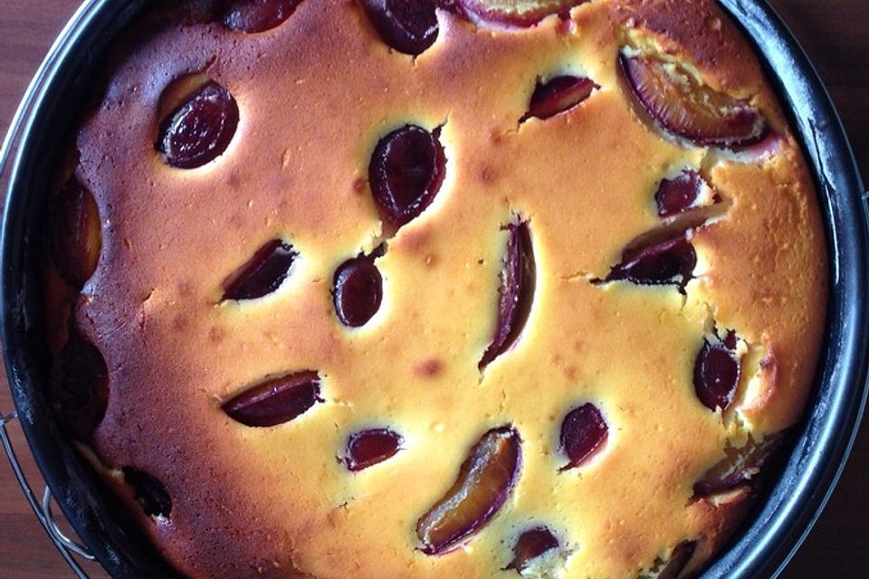 Zwetschgen-Topfentorte Zwetschgen-Topfentorte