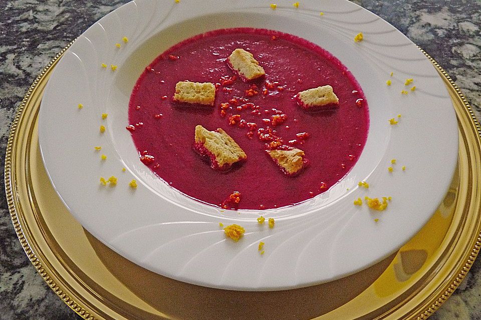 Rote Bete - Orangen - Suppe