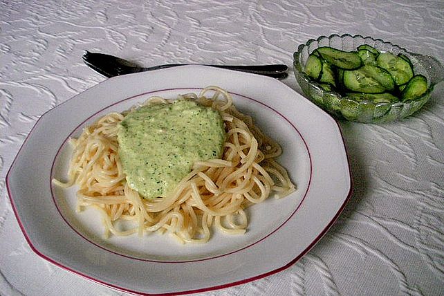 Spaghetti mit Zucchinisoße von blumenfee57| Chefkoch