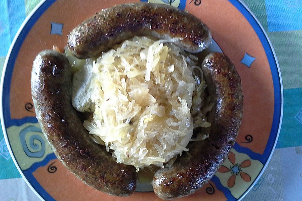 Bratwurst fränkische Art