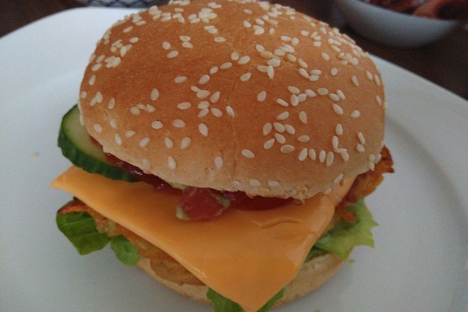 Möhren-Veggie-Burger