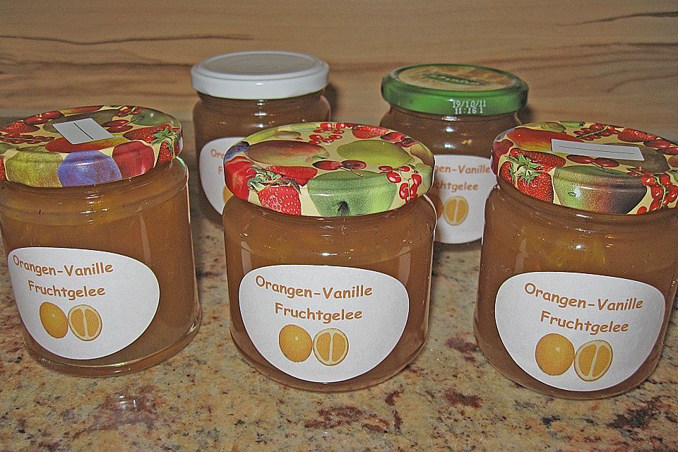 Orangen - Vanille - Fruchtgelee