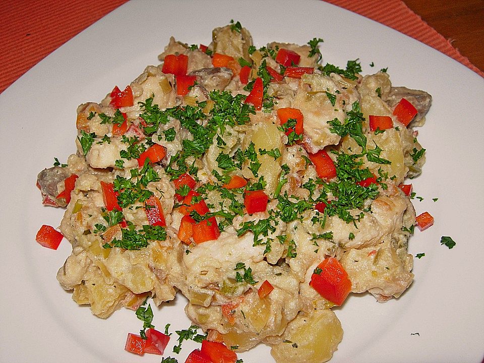 Kartoffelragout mit Hähnchenbrust von falfala| Chefkoch