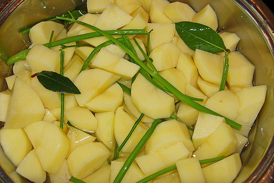 Kartoffelragout mit Hähnchenbrust