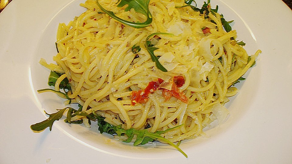 Emilys Spaghetti pomodoro e rucola-image