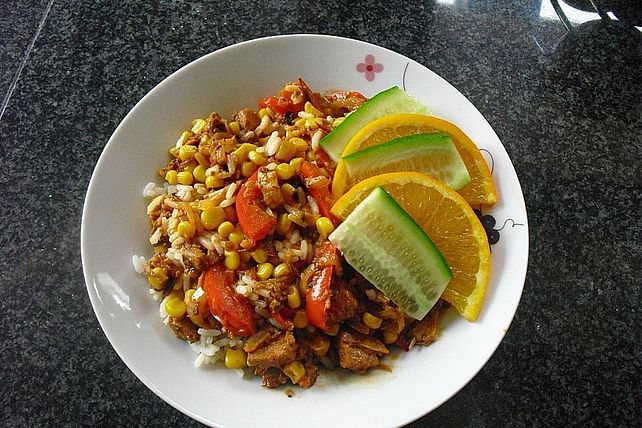 Reispfanne mit Chilisoße von Hasina| Chefkoch