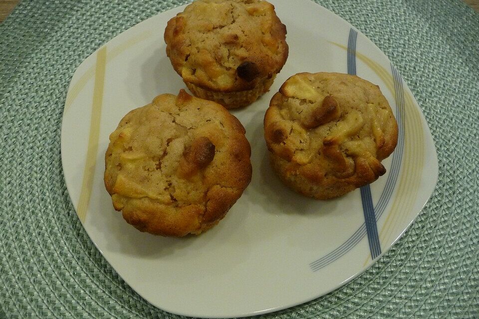 Apfel - Zimt - Walnussmuffins