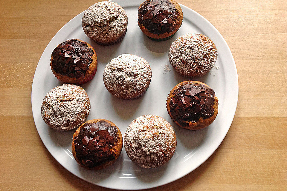 Apfel - Zimt - Walnussmuffins