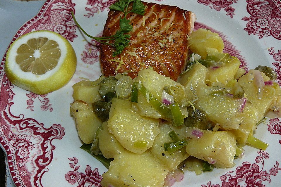 Lachs mit Kartoffelsalat