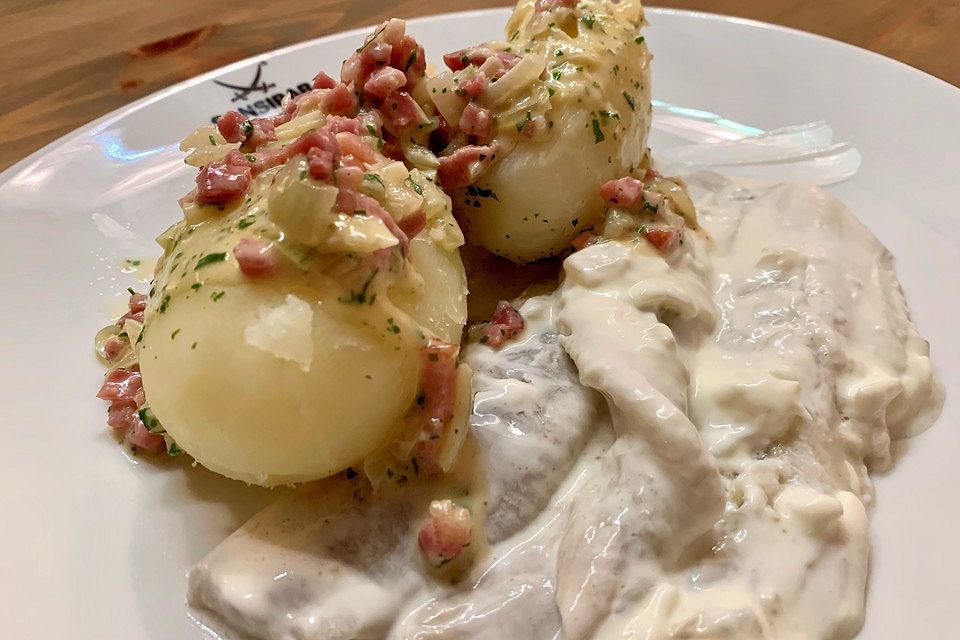 Heringsstipp mit Pellkartoffeln