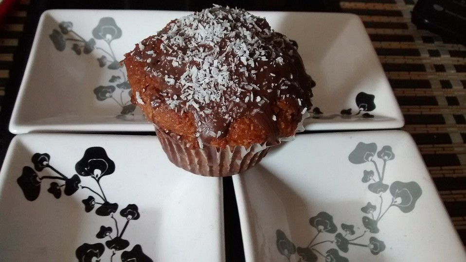 Vollkornmuffins mit Kokos und Schokolade ohne Ei von chrizzle3 Vollkornmuffins mit Kokos und Schokolade ohne Ei von chrizzle3