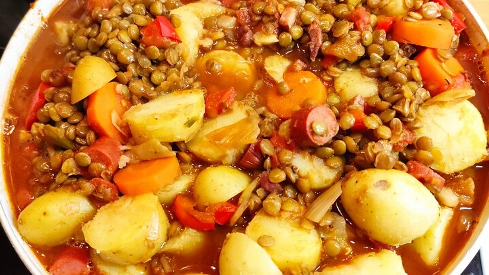 Spanischer Linseneintopf - Cazuela de lentejas von JuanaLaLoca Spanischer Linseneintopf - Cazuela de lentejas von JuanaLaLoca