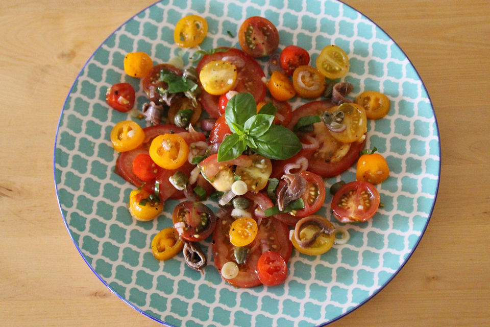 Tomatensalat, spanisch inspiriert