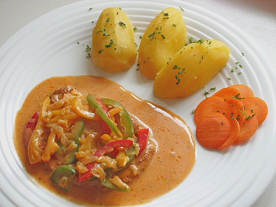 Paprika - Rahm - Schnitzel von chrk | Chefkoch