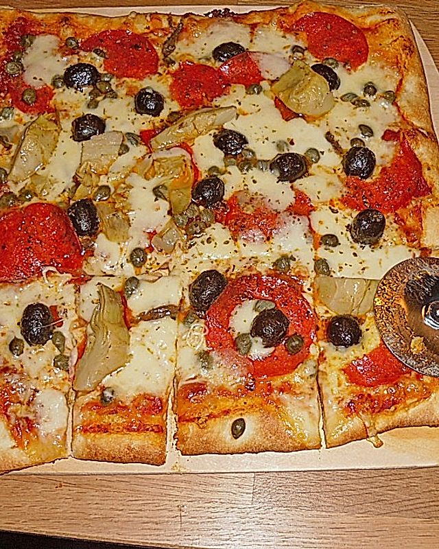Pizza Etna, die feurige