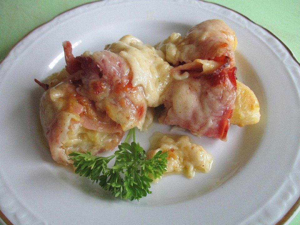 Bananas with mustard in ham von hipetuk Chefkoch