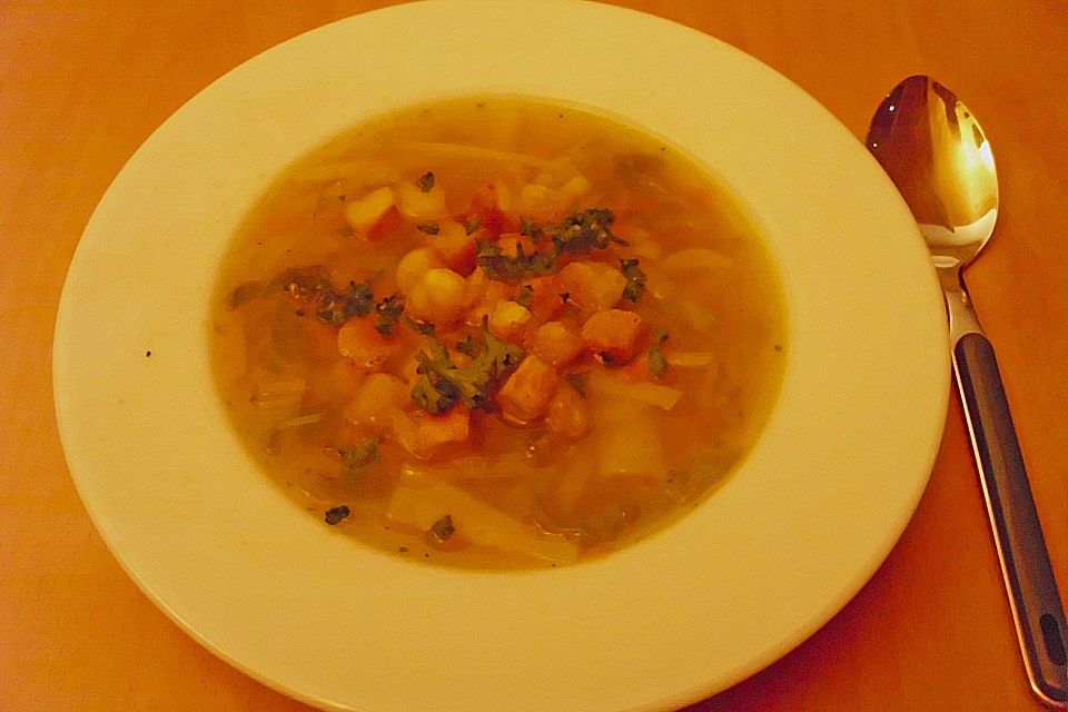 Feine Holsteiner Julienne - Suppe