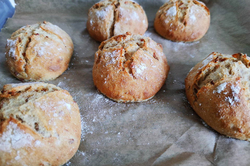 Kartoffel - Rosenbrötchen mit Dinkel