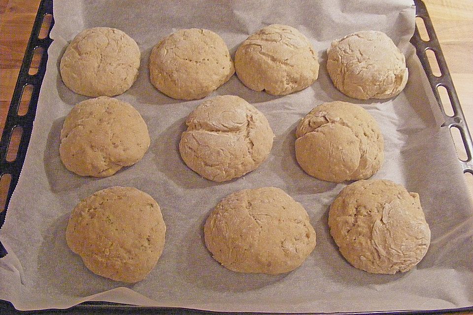 Kartoffel - Rosenbrötchen mit Dinkel