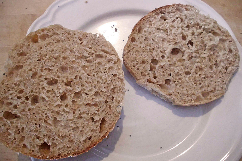 Kartoffel - Rosenbrötchen mit Dinkel