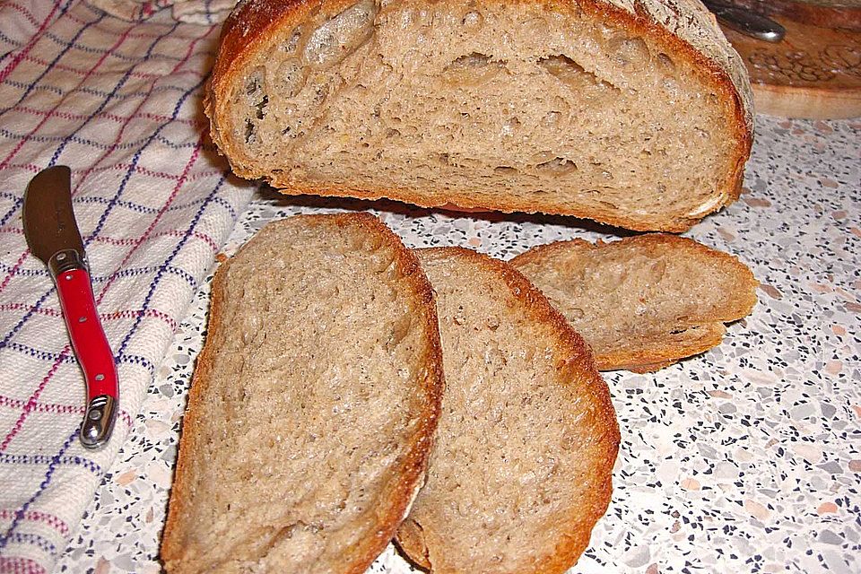 Kartoffel - Rosenbrötchen mit Dinkel