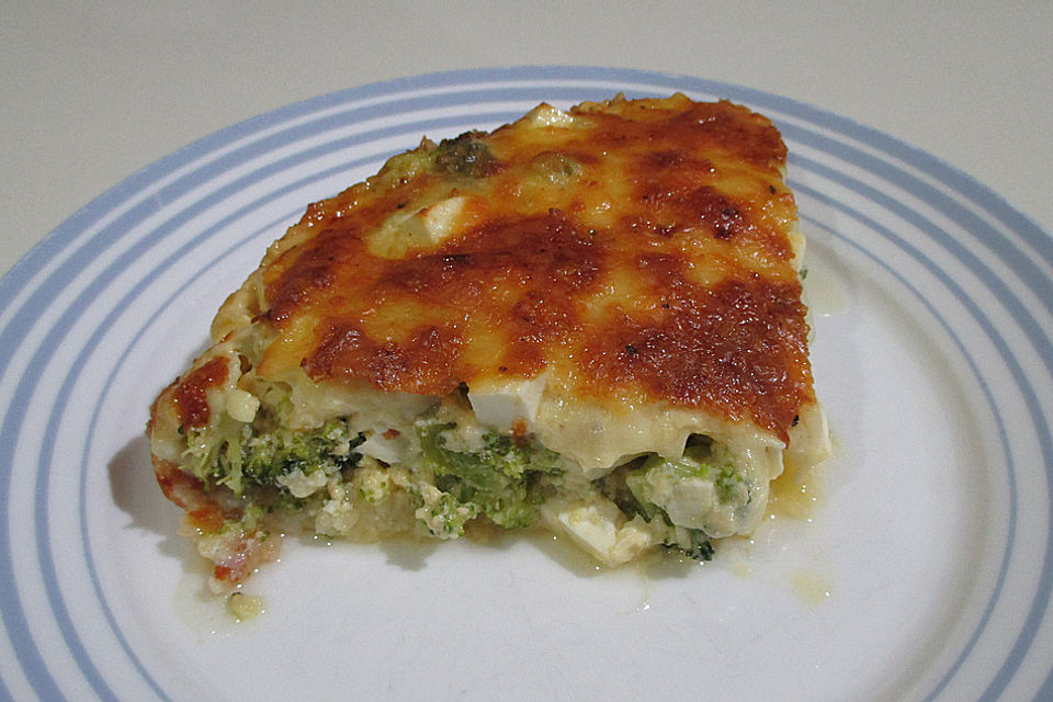 Brokkoli - Feta - Quiche