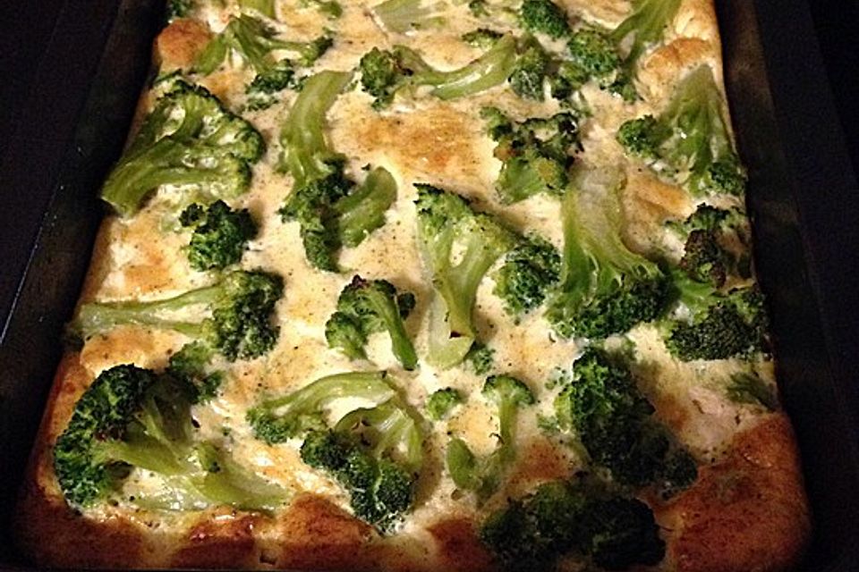 Brokkoli - Feta - Quiche