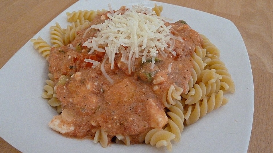 Penne mit Feta - Tomaten - Sauce von peppers07 Penne mit Feta - Tomaten - Sauce von peppers07