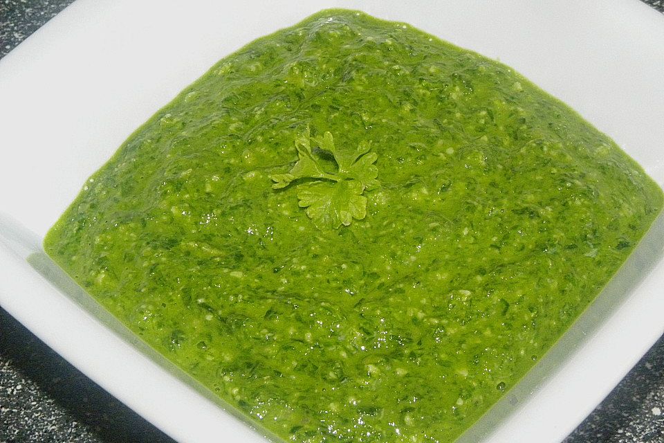 Merceiles schnelles, schlankes Bärlauch - Pesto