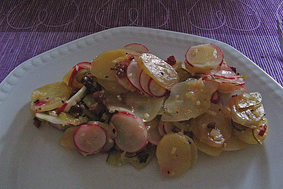 Schneller Kartoffel - Radieschen - Salat