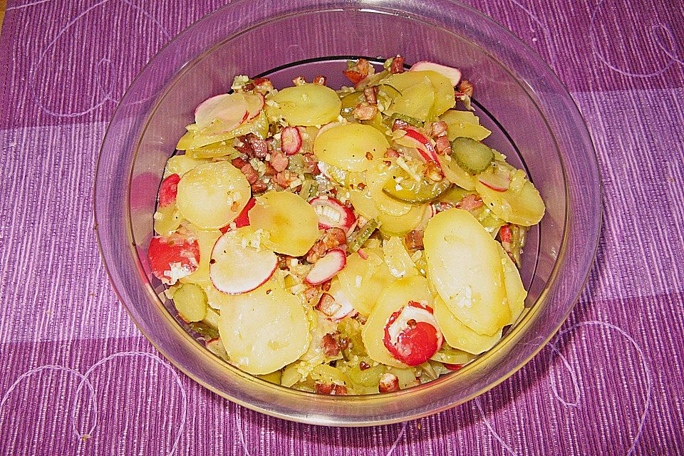 Schneller Kartoffel - Radieschen - Salat