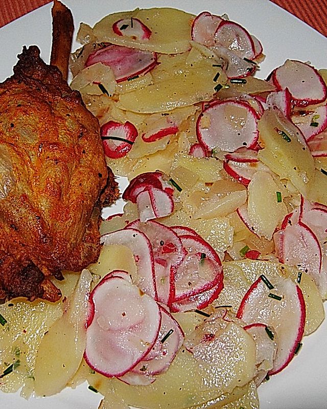 Schneller Kartoffel - Radieschen - Salat