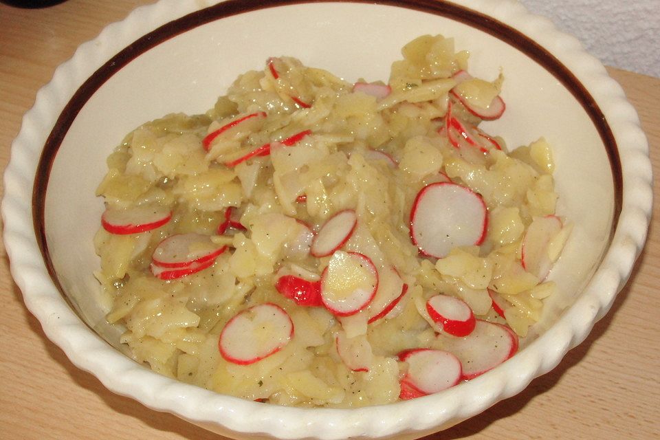 Schneller Kartoffel - Radieschen - Salat