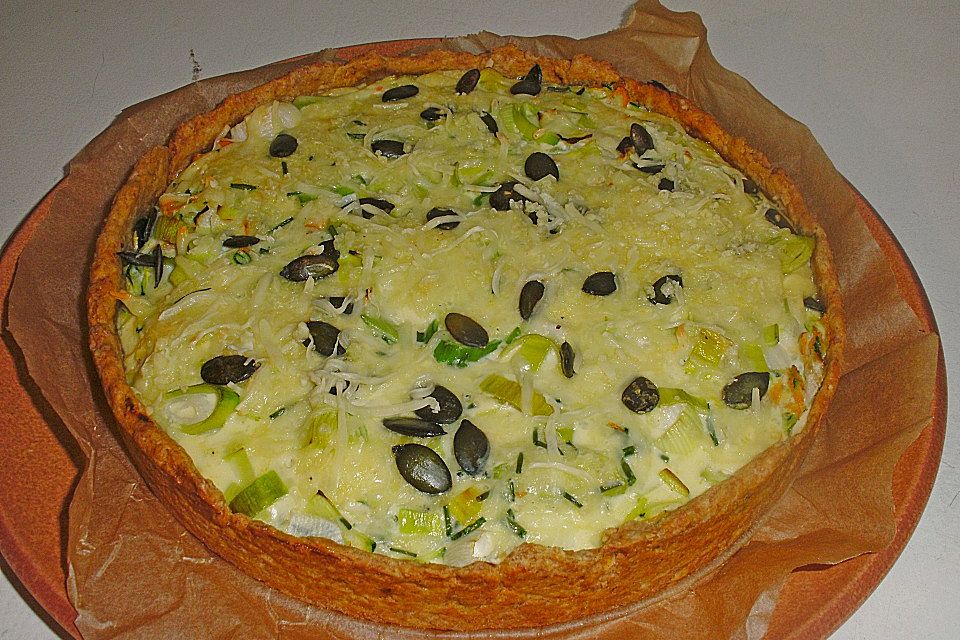 Gemüsetarte mit Möhre und Zucchini