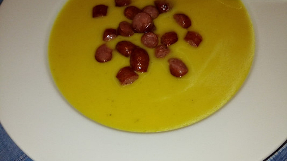 Wirsingsuppe mit Currysahne von eba007 Wirsingsuppe mit Currysahne von eba007