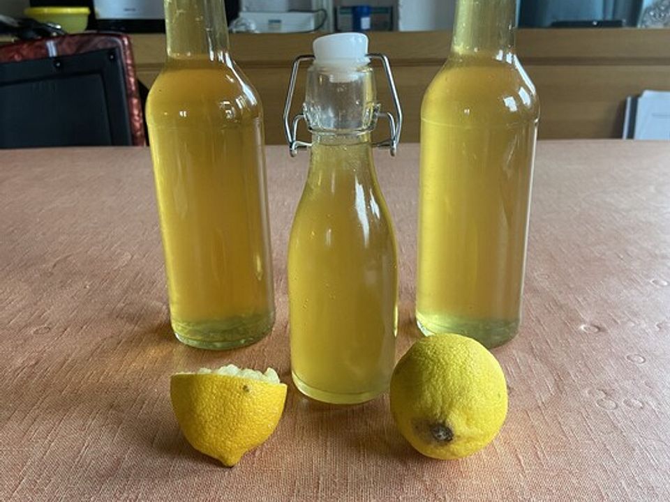 Zitronenlikör aus Bio - Zitronen von Elderberry| Chefkoch